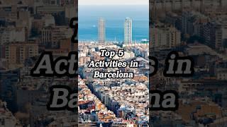  Discover the top 5 must-do activities in Barcelona! Sagrada Família, Park Güell, and more