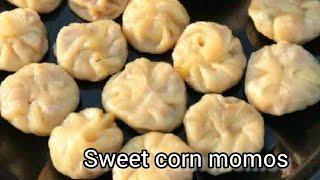 momos recipe in Hindi/ मोमो बनाने की बेहद आसान रेसिपी / cornmomo recipe