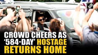Ex-Israeli-American hostage Edan Alexander welcomed home by cheering crowds | New Jersey | US