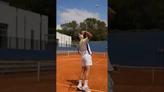 Serve basics for beginners  #tennis #tennisserve #tennistips #coachmouratoglou