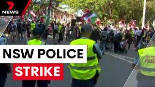 Hundreds of Sydney police officers stop work | 7NEWS