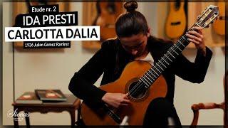 Carlotta Dalia plays Etude Nr. 2 by Ida Presti on a 1936 Julian Gomez Ramirez