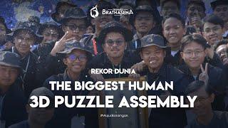 THE WORLD RECORD MPKMB IPB 60 : THE BIGGEST HUMAN 3D PUZZLE ASSEMBLY - 85 FORMATION