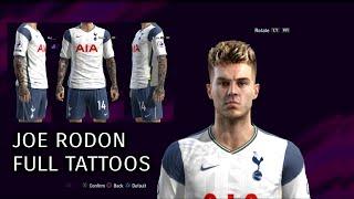 Joe Rodon Full Tattoos Pes 2013 by AnandhArt