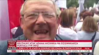 A. Michnik do dziennikarza TVP Info Z. Kossakowskiego: „Kiedy ty, skur***ynu, zmądrzejesz”