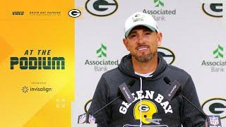 Matt LaFleur on Robert Saleh: 'He's helping us on the offensive side of the ball'