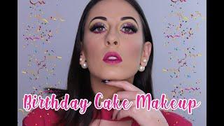 BIRTHDAY CAKE MAKEUP - MAQUILLAJE DE PASTEL DE CUMPLEAÑOS!! - TERE METTA