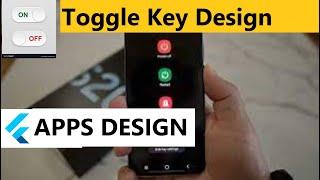 Flutter Toggle Key Apps Design Tutorial  | Toggle Switch Button |