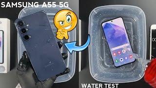 Samsung A55 5G iP67 Water Test | Galaxy A55 is Actually Waterproof Or Not?