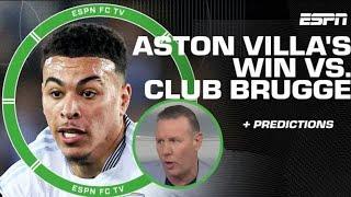 ESPN FC: Aston Villa's 3-1 Victory & Dortmund's Draw | Champions League Predictions!