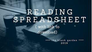 Reading Spreadsheet (With Download) | 2019