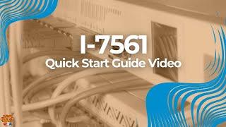 I-7561 | Quick Start Guide | ICP DAS USA