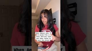 I order my Amazon packages how I order my restaurant food… BRING EVERYTHING AS ITS READY!  #Nadia