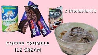 Easy Coffee Crumble Ice Cream