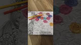 Coloring with my cat #cat #catvideos #cute #fun #cutecat #catshorts #catshort