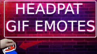 How to make your OWN Headpat GIF Emote for Twitch! #shorts