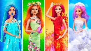 Barbie Lửa, Nước, Khí và Đất/ 16 Cách Làm Đồ Thủ Công Cho Búp Bê Barbie