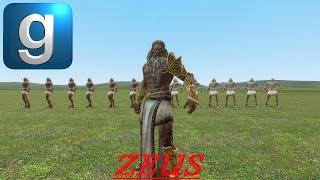 [GMOD MOD REVIEW] God Of War: Zeus SNPC. (With MiniMogus)