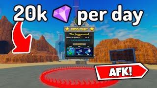 BEST WAY TO AFK FARM GEMS/DIAMONDS! (20.000+ gems/day) | Military Tycoon