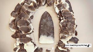 Flint Knapping--Stop Animation in one minute!!