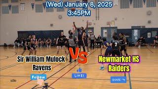 Jan. 8, 2025 ~ Sir William Mulock -vs- Newmarket HS Raiders (Senior Boys)