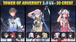 [NEW ToA] Tower of Adversity 1.4 Phase 4 - 30 Crest- Xiangli Yao, Jinhsi, Camellya | Wuthering Waves