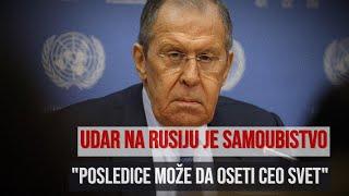 Lavrov  poručio Zapadu: Udar na nuklearnu silu je samoubistvo