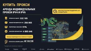 Купить ПРОКСИ IPv4 и IPv6, индивидуальные proxy сервера России дешево!