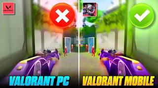 Valorant Mobile Vs PC Graphic Comparison - ALL Agents