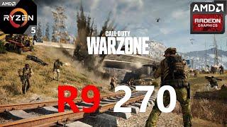 Call of Duty Warzone R9 270 1080p, 900p, 720p