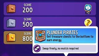 Match Masters Solo Challenge Perfect Heist Plunder Pirates + Swap Freely 800 Score