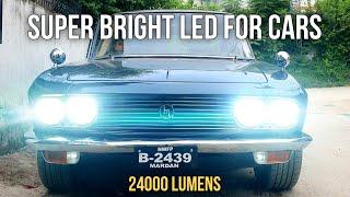 Super Bright Led Light Installing in Mazda || 240watt 24000 Lumens Original