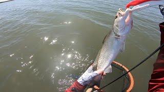 Wading West Matagorda Bay---Speckled Trout Fest March 2023