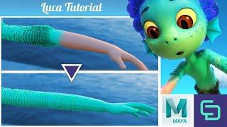 Maya 3D Animation Tutorial - Pixar's Luca Transformation Effect with MASH