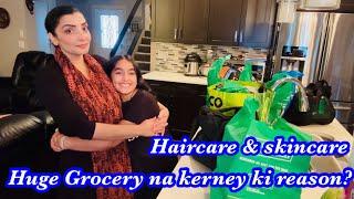 Huge grocery na kerney ki reason | Ghar ka new routine | Haircare and skincare ki shopping