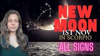 SCORPIO NEW MOON 1ST NOV 2024 | ALL SIGNS | PURIFICATION AMIDST CHAOS