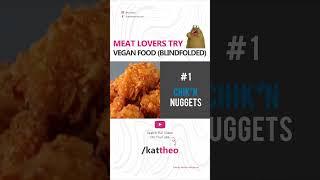 #shorts MEAT LOVERS TRY VEGAN FOOD | Part 1