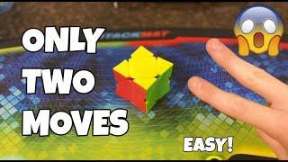 HOW TO SOLVE A SKEWB WITH ONLY 2 MOVES (not clickbait) (QUICK and EASY) (FOR BEGINNERS)