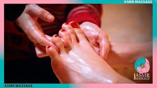 ASMR Foot (feet) Relaxing Massage for sleeping by Anna