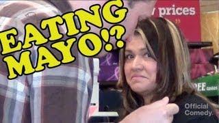 EATING MAYONNAISE PRANK - Positively Pranked