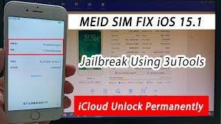 MEID SIM FIX iOS 15.1  iCloud Unlock iPhone 6S To X Without Any Cost | iOS 15.1 Jailbreak Checkra1n