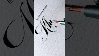 handwriting video ️ Name writing khushi️#art #satisfying #lettering #shorts #youtubeshorts