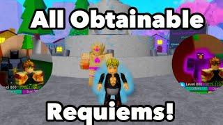 How To Get All Obtainable Requiem Stands! [JoJo Blox]