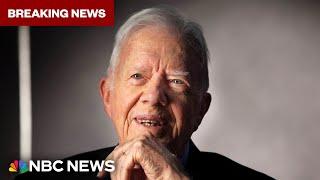 WATCH: Former President Jimmy Carter dies at 100 years old | NBC News