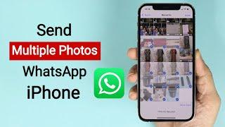 How to Send Multiple Photos on WhatsApp in iPhone