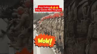 Angas ng Galawan Nila Salute! #foryou #foryoupage #army #marines #protectthecountry #snappy