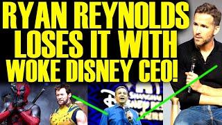 RYAN REYNOLDS GETS FURIOUS WITH DISNEY CEO AFTER DEADPOOL & WOLVERINE DRAMA BLOWS UP FOR MARVEL!