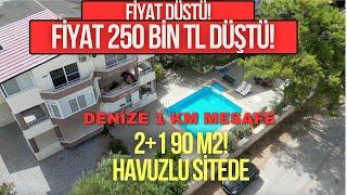 FİYAT 250 BİN TL DÜŞTÜ!Didim Akbük'te Kelepir Fiyata Denize 1 km Uzaklıkta Dubleks 2+1 90 m Satılık!