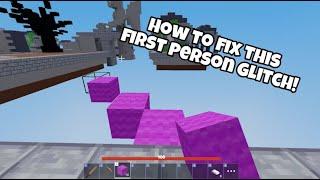 How To Fix The First Person Teleporting Cursor Mouse Glitch (ROBLOX)