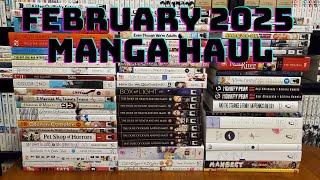 February 2025 Manga Haul including Glacier Bay new releases!